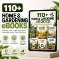 110+ Gardening & Home Improvement eBooks Bundle | Private Label Rights (PLR) & Master Resell Rights (MRR) | Instant Digital Download